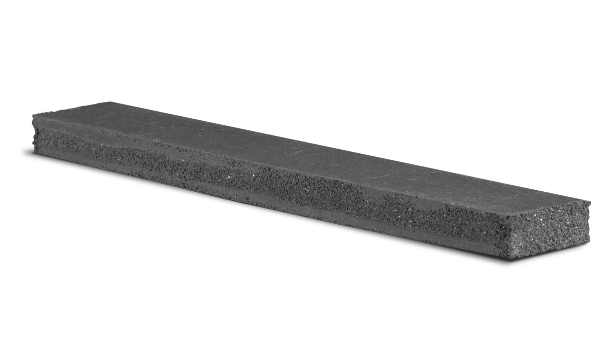Cratex grinding stick, 25 x 9,5 x 150 mm, Grain size 240, Square, Gray