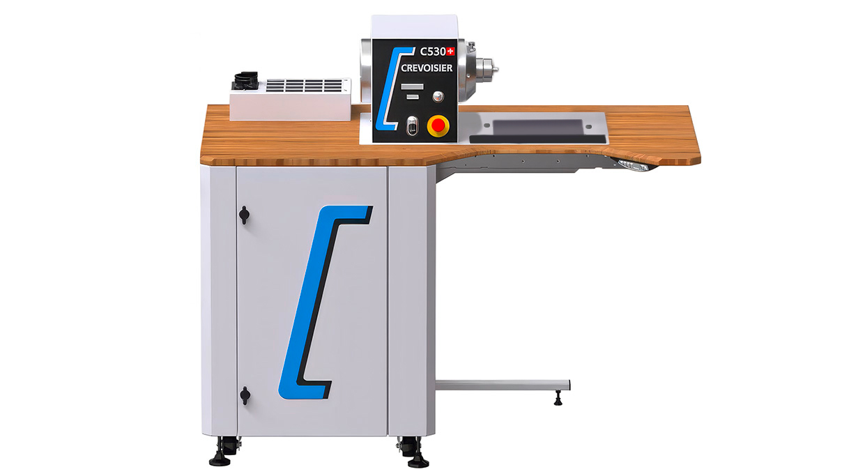 Crevoisier C530 Bijoutier, station compacte de fabrication de bijoux avec entraînement puissant à faibles
vibrations, M12 (230 V)