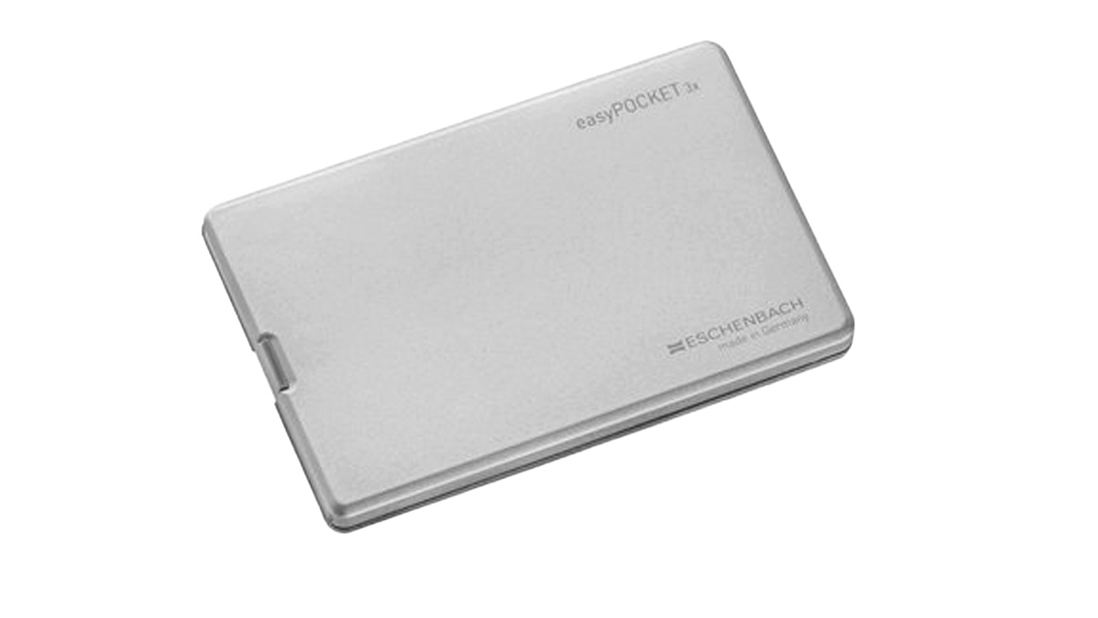 Eschenbach 152111 easyPocket, Taschenleuchtlupe, Vergrößerung 3x