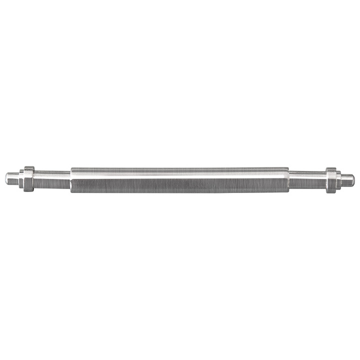 Spring bars, with flange special length 22 mm, Ø 1.80 mm, pin length 1.00 mm, Ø 0.88 mm