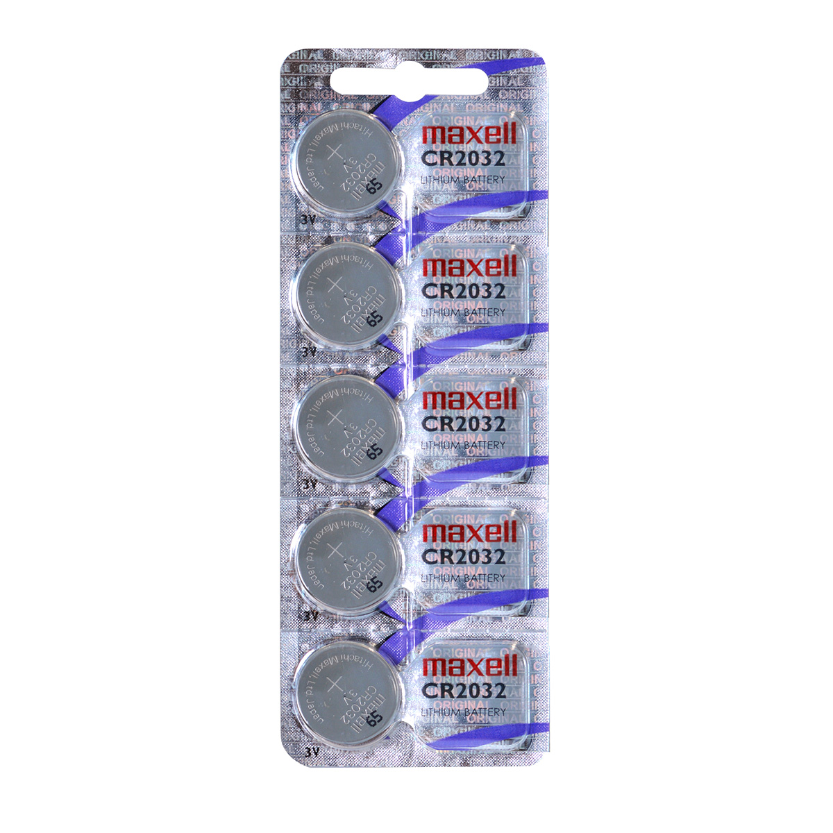Maxell Lithium battery CR 2032 in strippacking | 2032CR-M