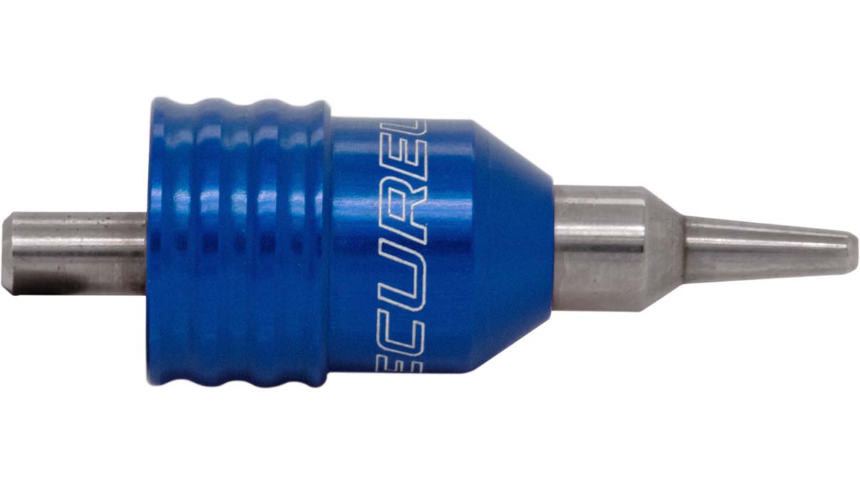Lecureux Schraubendreherkopf Clip-On, Ø 1,3 mm, blau, mit Klingenhalter