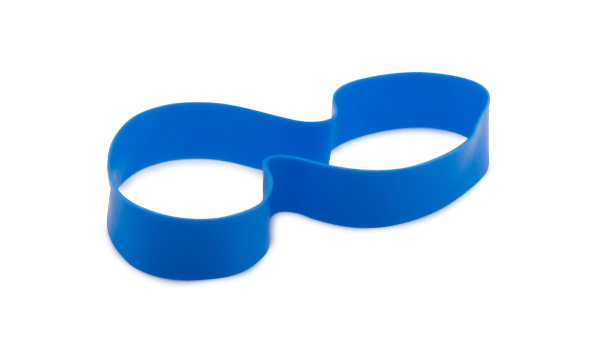 Rubber band blue Ø 60 mm, 1000 pieces