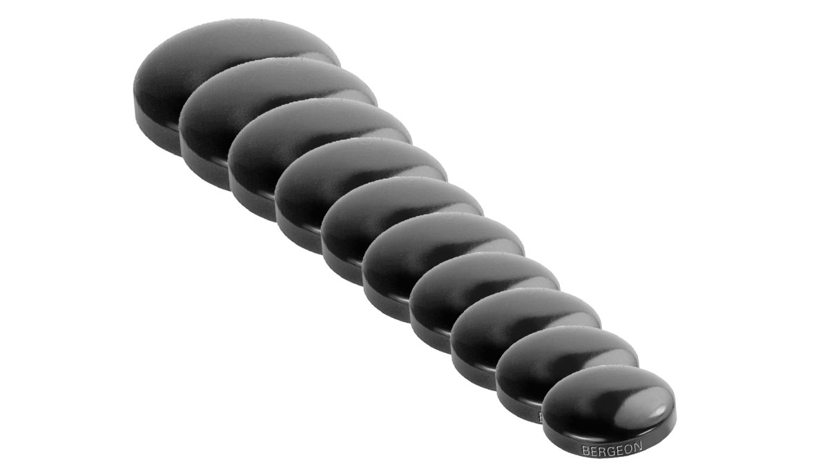 Bergeon 5500-E set of 9 reversible stakes, En bakelite