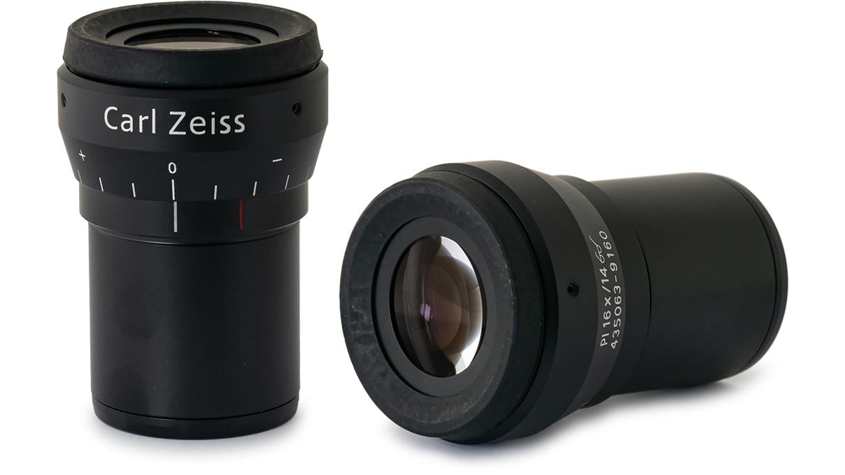 Zeiss Zusatzokulare 16x/14 Br foc für Stemi Steromikroskope