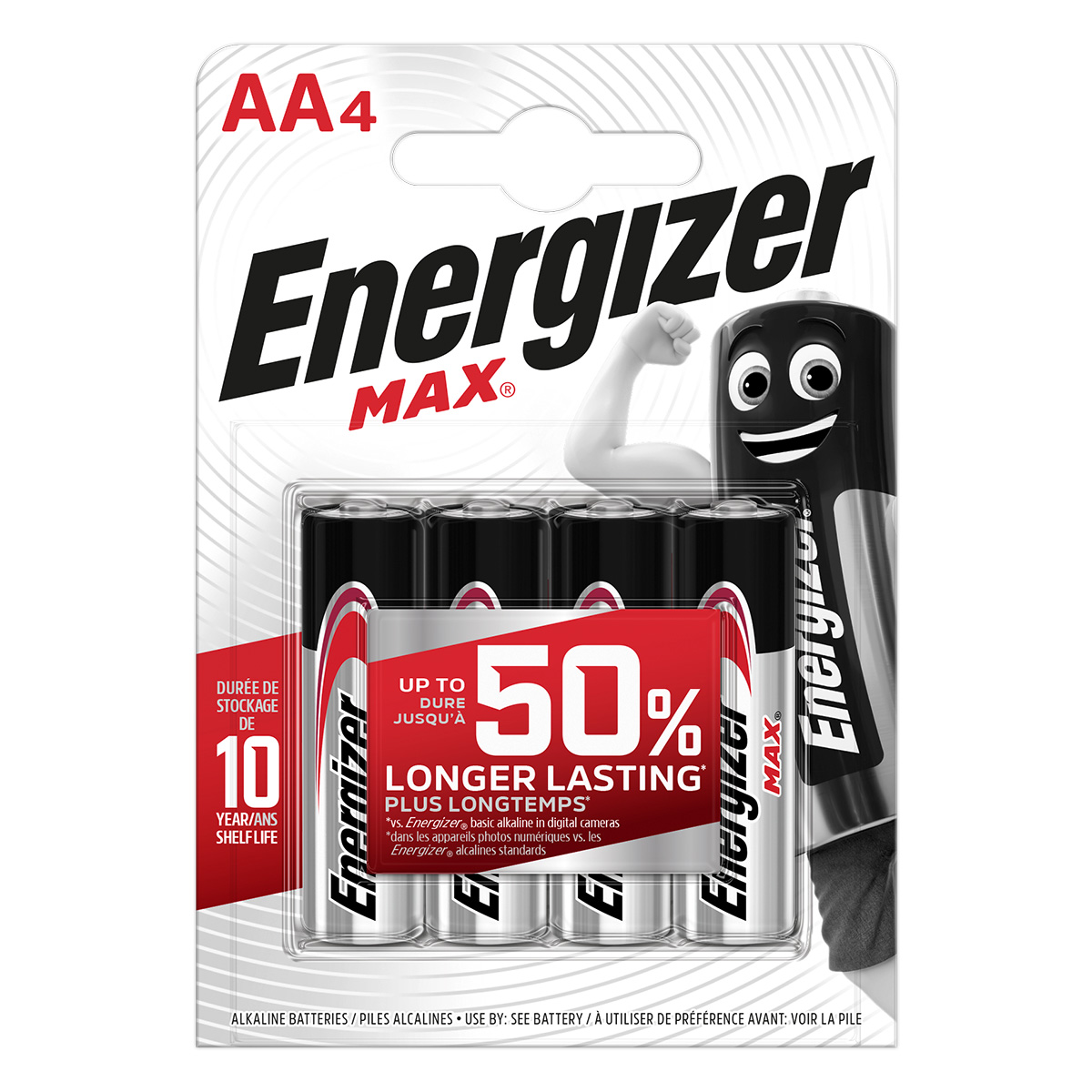 Energizer 4er Blister Mignon Max Power Seal 1,5 Volt Alkaline LR6/AA/E91