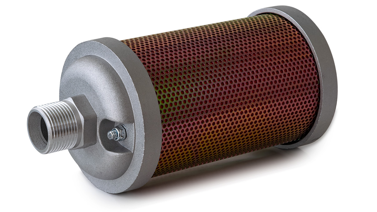 High-performance silencer G 1-1/4"