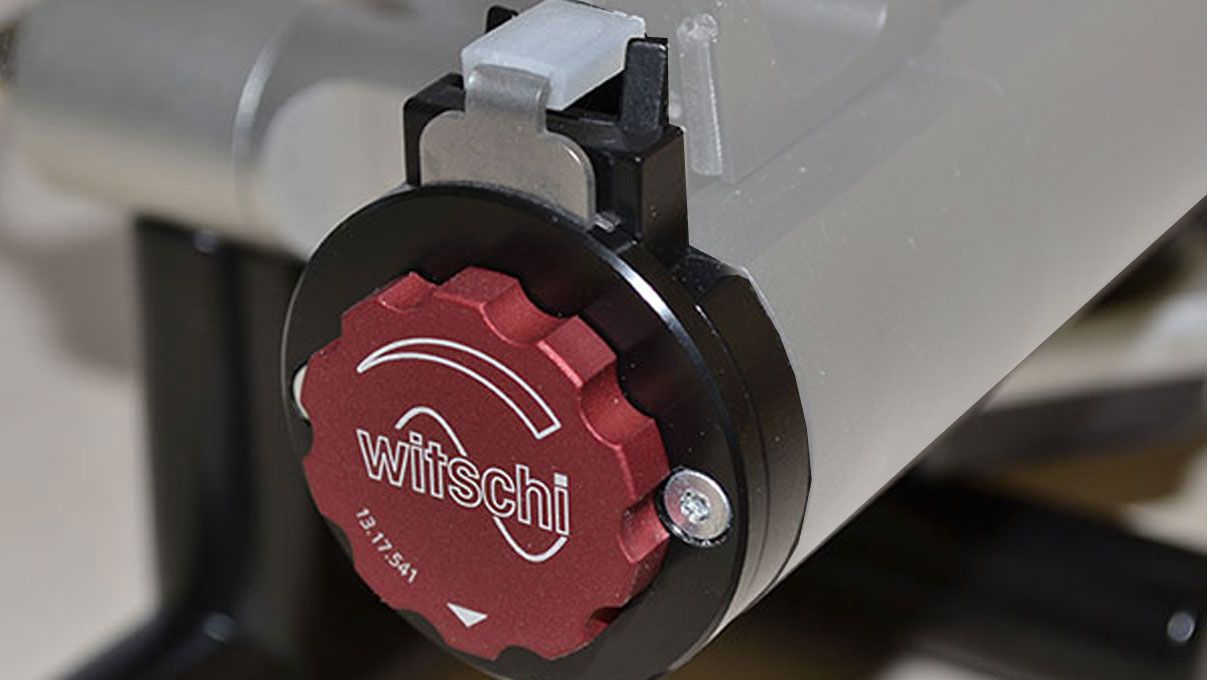 Witschi microfoonhouder met draaiwiel Witschi microfoonhouder met draaiwiel