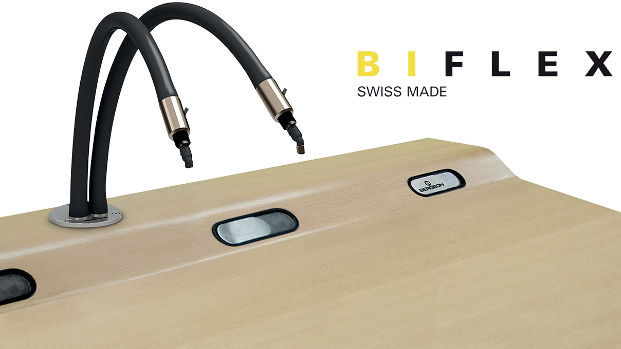 Bergeon 7943-S Air vacuum Biflex pour établis d’horloger, sans accessoires