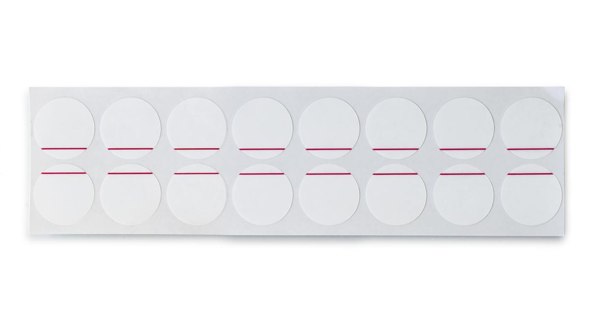 Watch Sticker, statisch haftend, Ø 30 mm, 16 Stück
