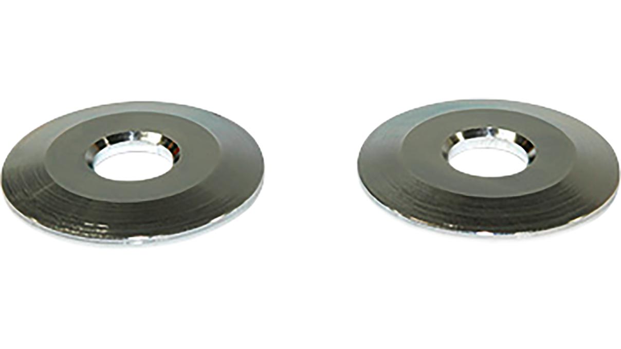 Pressflansche, Ø 60 x 18 mm, für Vitax Poliermaschine V-1, 2 Stück