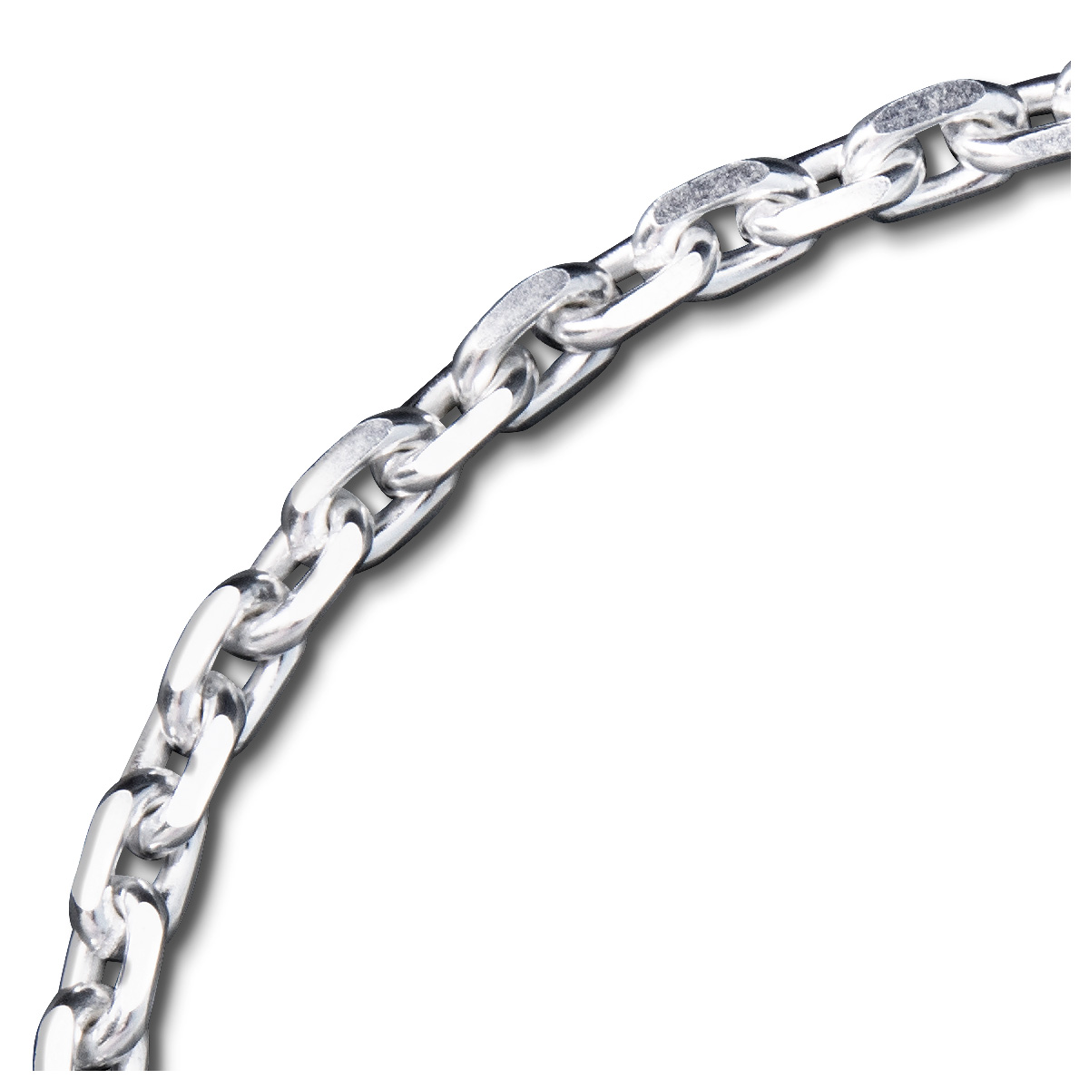 Zakhorloge ketting, anker ketting, Ø 1,5 mm, 925/- zilver, lengte 25 cm