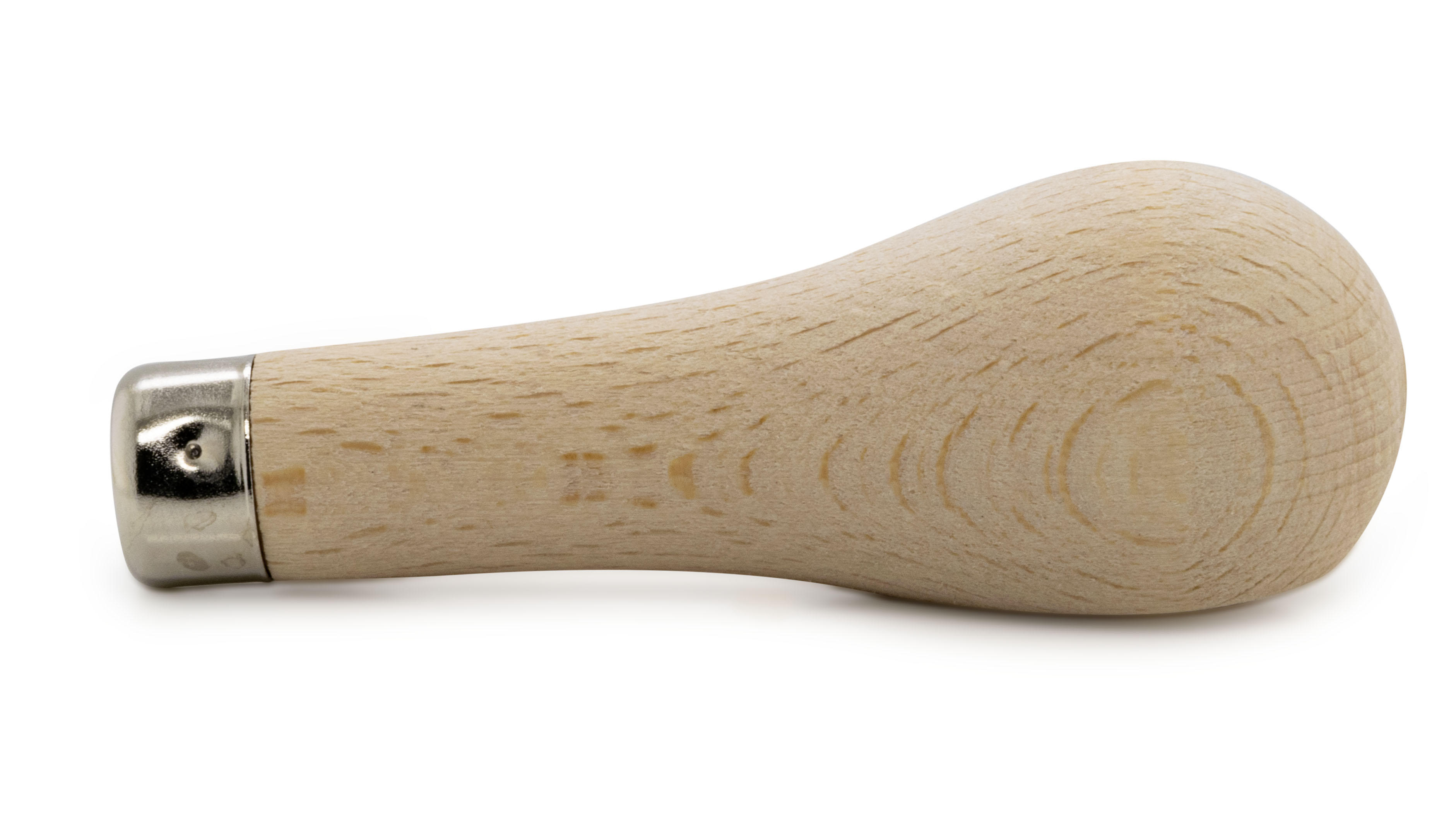 Stichelheft, unlackiert, Birnenform abgeflacht, Ø 28 mm, Länge 76 mm