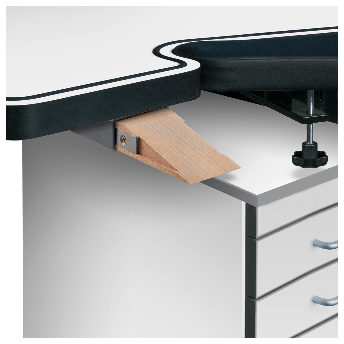 Combination insertion device with file wood and vice holder, with quick fastening, black, optional
equipment for Ergolift Evolution Combination insertion device with file wood and vice holder, with quick fastening, black, optional
equipment for Ergolift Evolution
