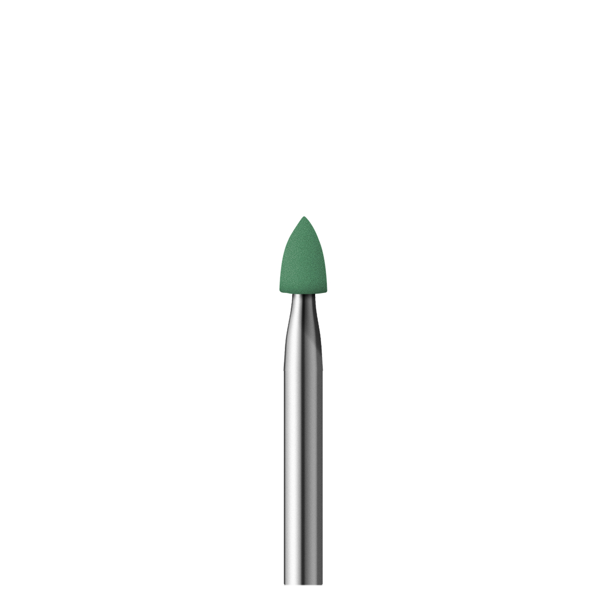 Polierer Alphaflex, grün, Spitze, Ø 3 x 6 mm, Korn fein, HP-Schaft

