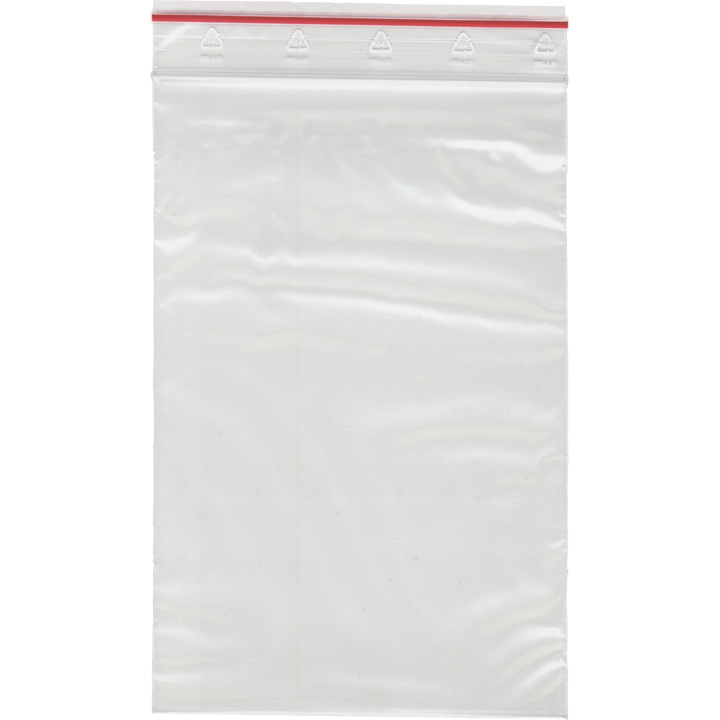 Soft plastic bags 100 pieces, 100 mm x 70 mm, no writing field