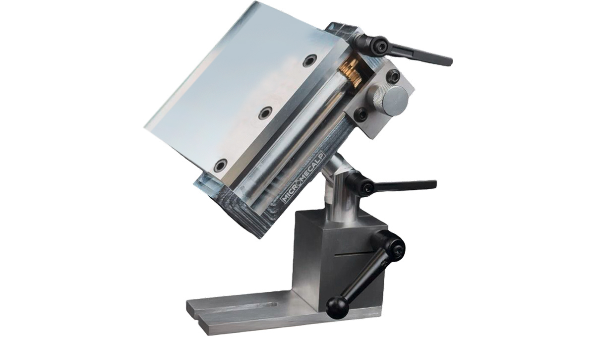 Micromecalp T120-S Lapping table with low base, support surface 120 x 110 mm, aluminum