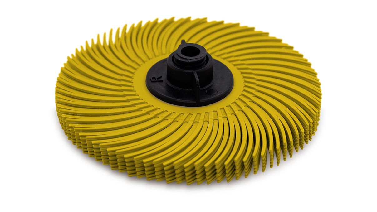 Jooltool 3M borstel, korrel 80, geel, Ø 75 mm