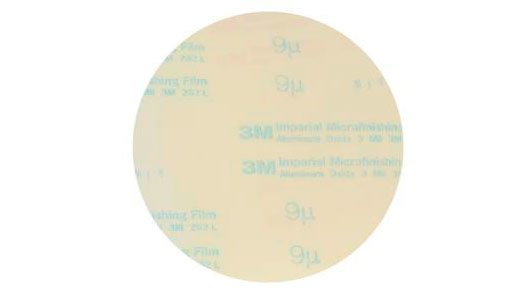 3M Lapidierfilm 262L IMF, Ø 250 mm, Korn 30 µm, grün, selbstklebend