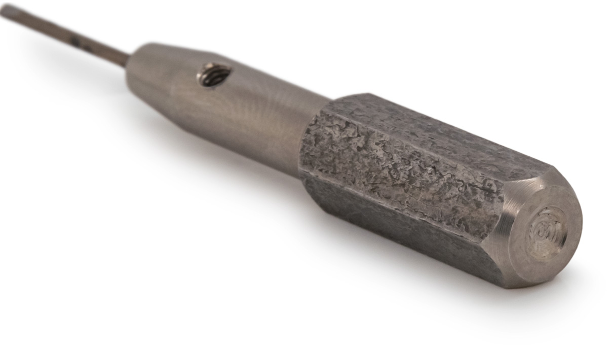 Schraubendreherklinge, Ø 1,3 mm, mit 1/4"-Sechskant-Bit