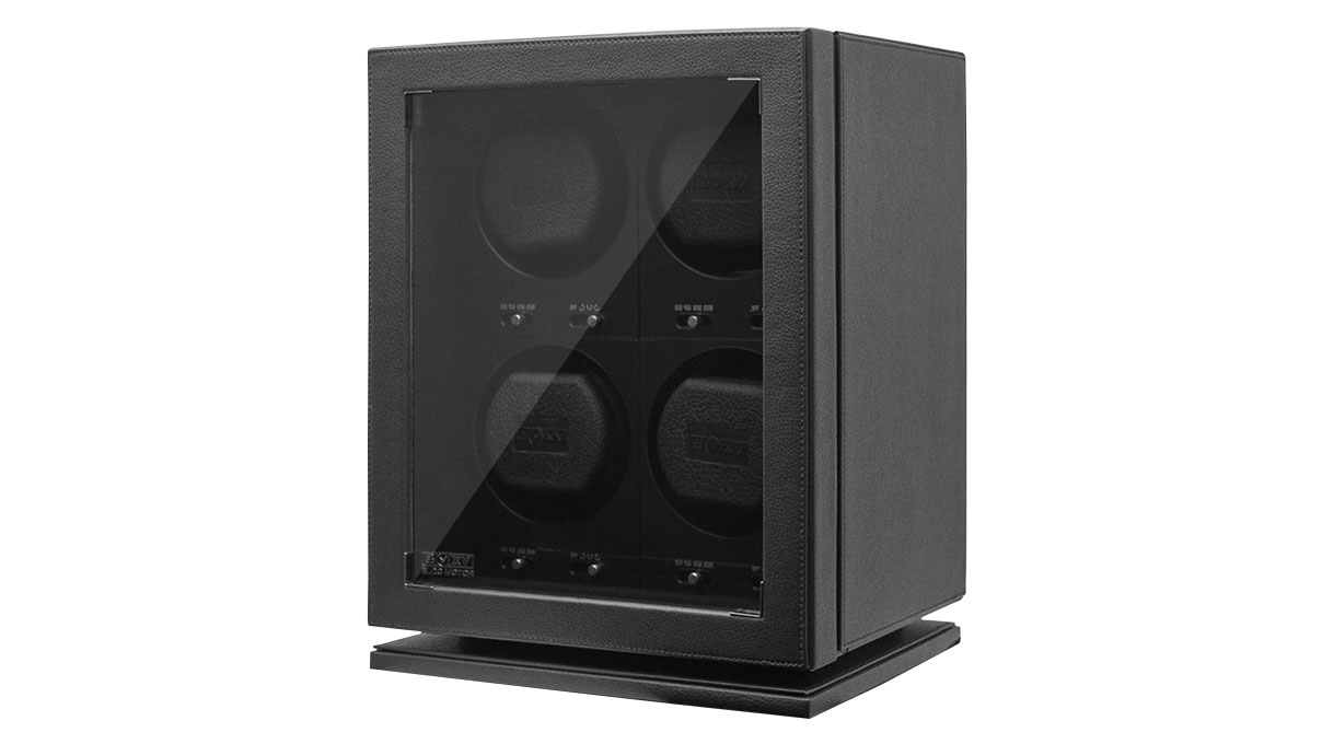 BLDC-B04 Uhrenbeweger für 4 Uhren, schwarz, B-Ware
