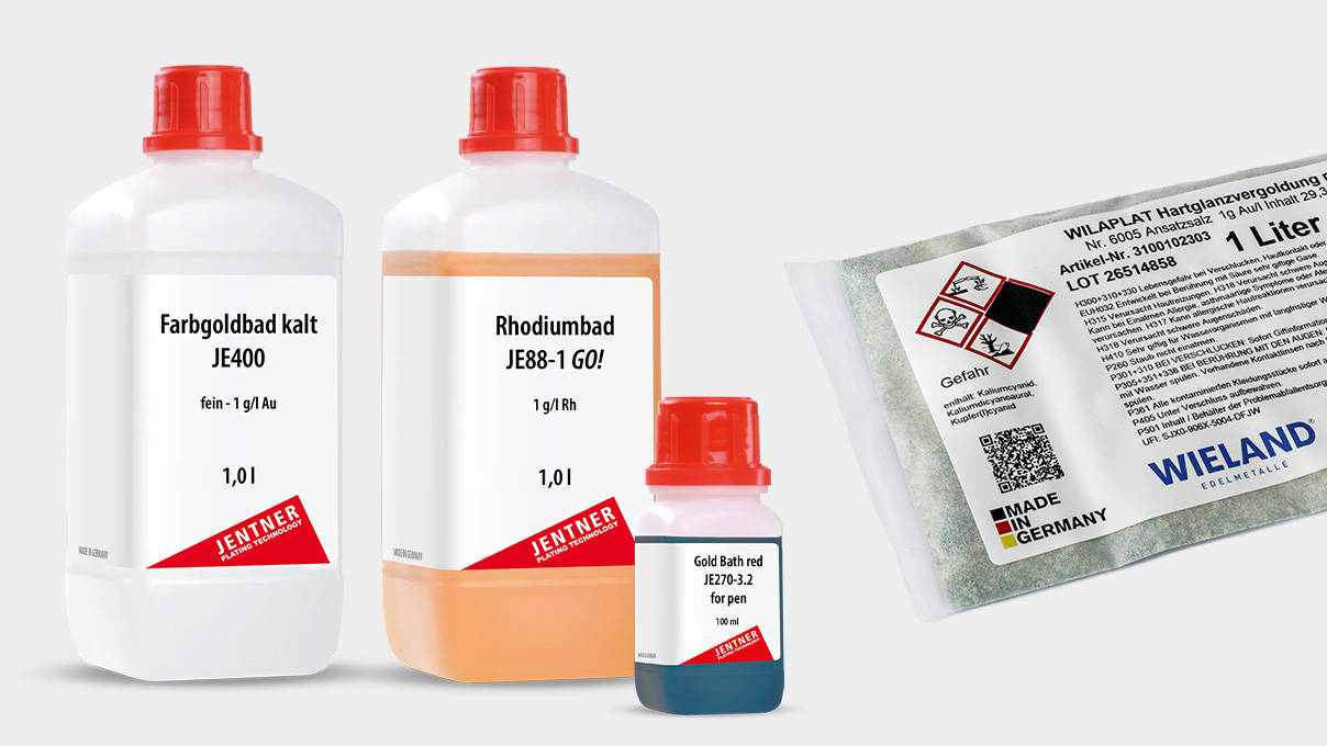 Edelmetalen elektrolyten