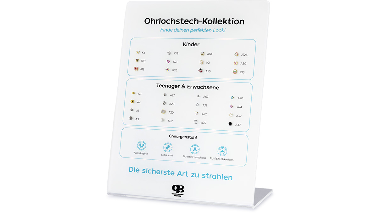 QPP Click Core Kollektion Display, inkl. Musterstecker