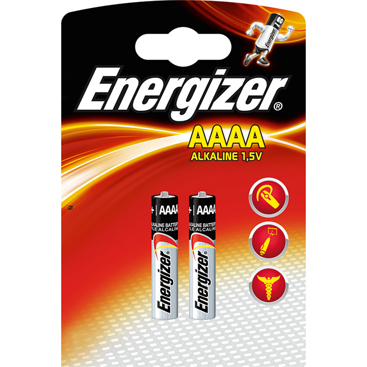 Energizer 2er Blister 1,5 Volt Alkaline LR61/AAAA/E96