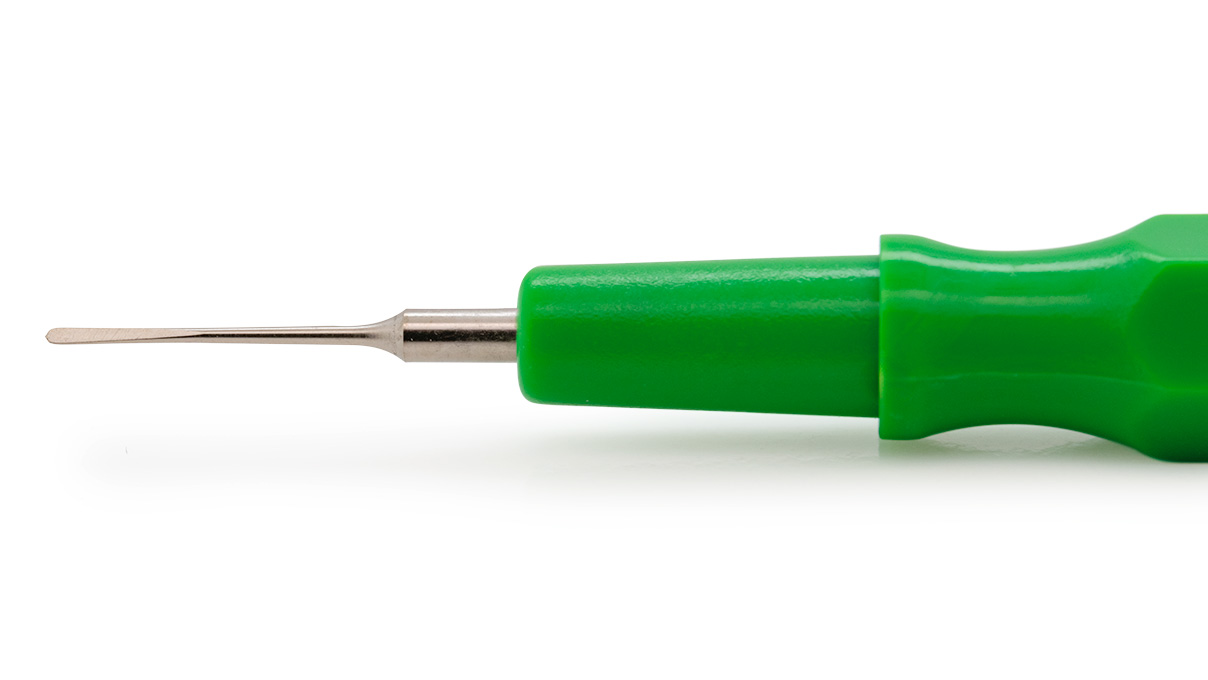 Oiler, green, flat, medium, 0,5 mm
