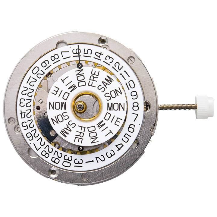 AU-Werk ETA 7750 H1 13 1/4''' DAY/DATE3 SC CHR DAY/DEUTSCH MECH AUT