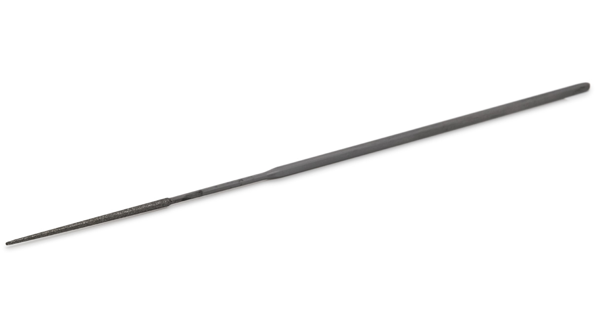 Diamant-naaldvijl, rond, korrel D 46, coating 70 mm, lengte 140 mm