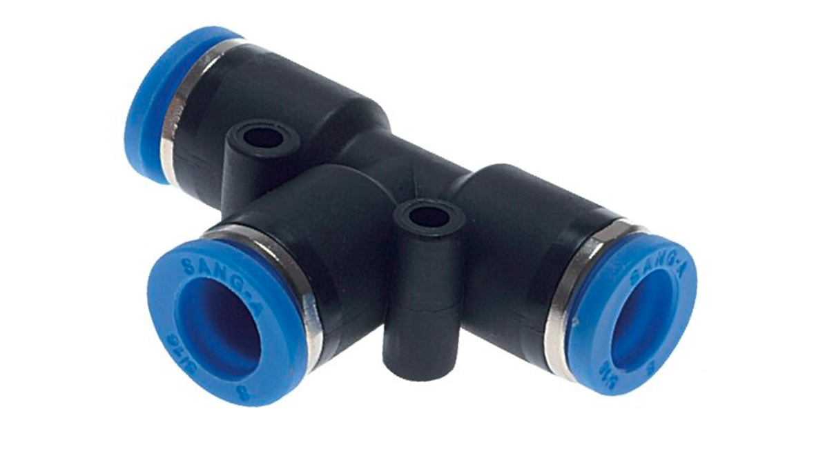 Indrukbare T-connector voor buiten, Ø 14 mm