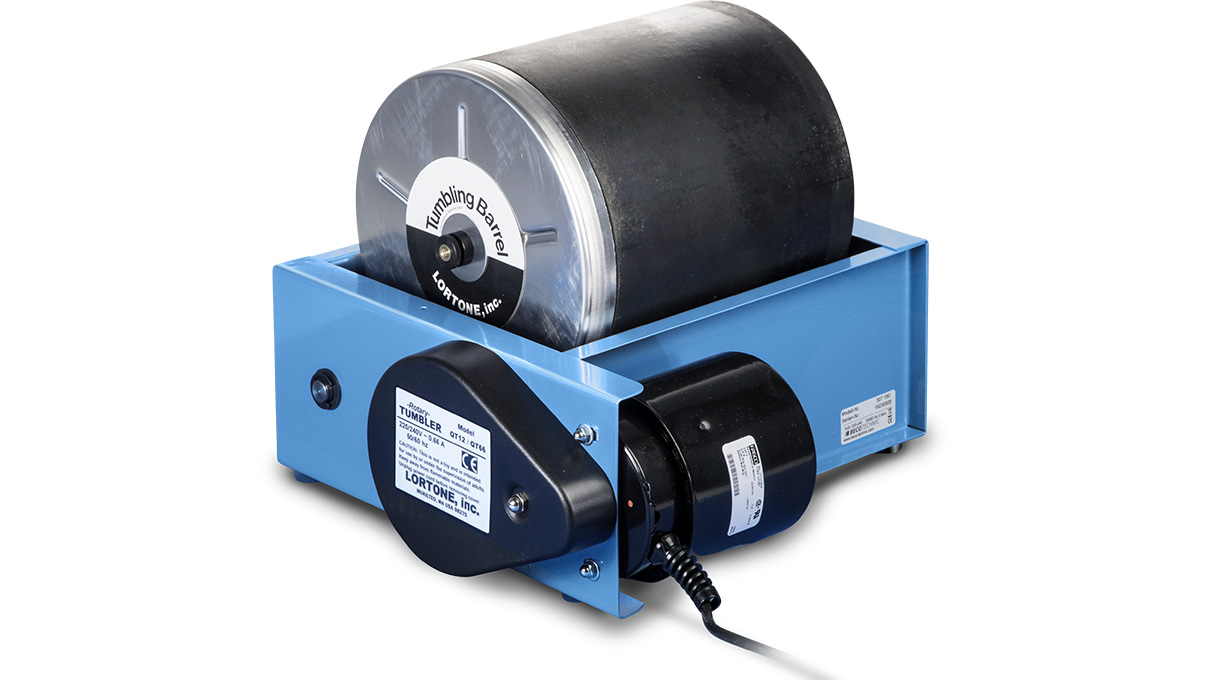 Poliertrommel / Trowalisiertrommel QT12, 220 / 230 V, Trommelinhalt 4,3 l