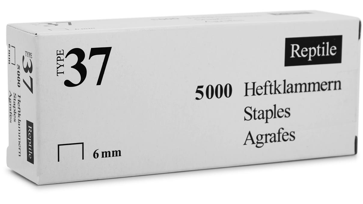 Reptile N° 37 Feindrahtklammern, Länge 6 mm, 5000 Stück