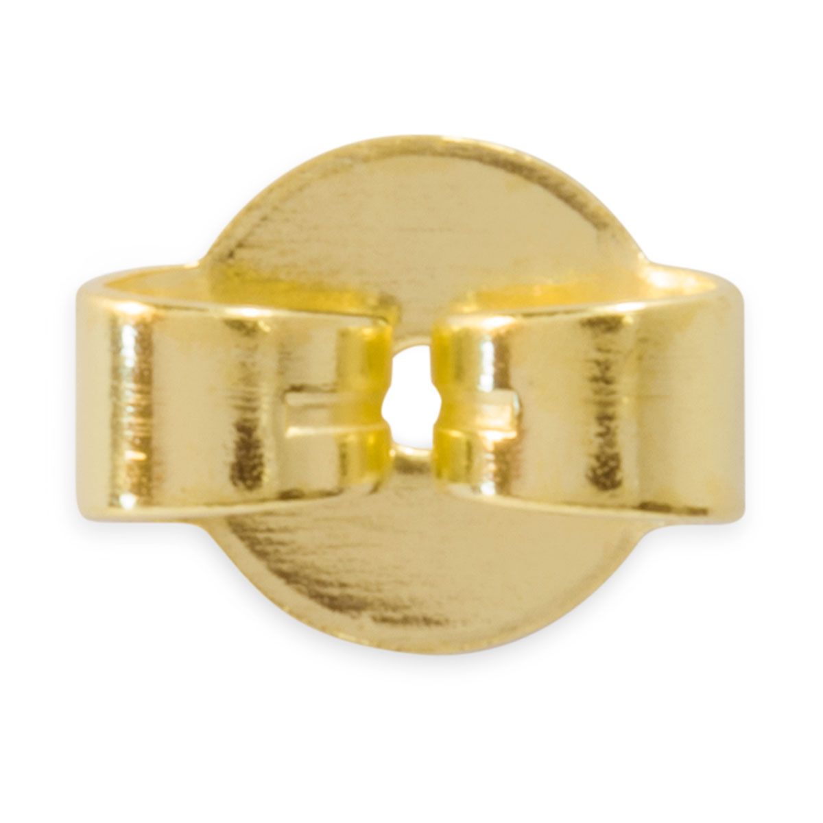 Ohrmuttern, gestanzt, Ø 5 mm, 585/- Gelbgold