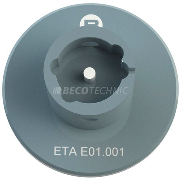 Bergeon 7100-ETA-E01.001, Werkhalter, Eloxiertes Aluminium, 4 7/8'''