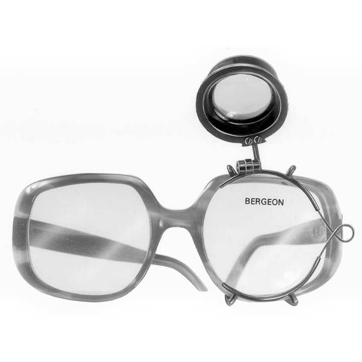 Bergeon 6223-G3 Uhrmacherlupe mit Brillenklammer
