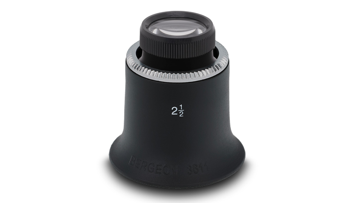 Bergeon 15664 Extra loep voor bevestiging aan Bergeon loepen, extra vergroting 6,5x tot 7x Bergeon 15664 Extra loep voor bevestiging aan Bergeon loepen, extra vergroting 6,5x tot 7x