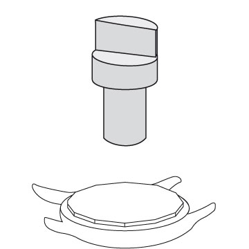 Adjustable jaws for Aqua Fix for watch cases with straight edges, vacuum hardened