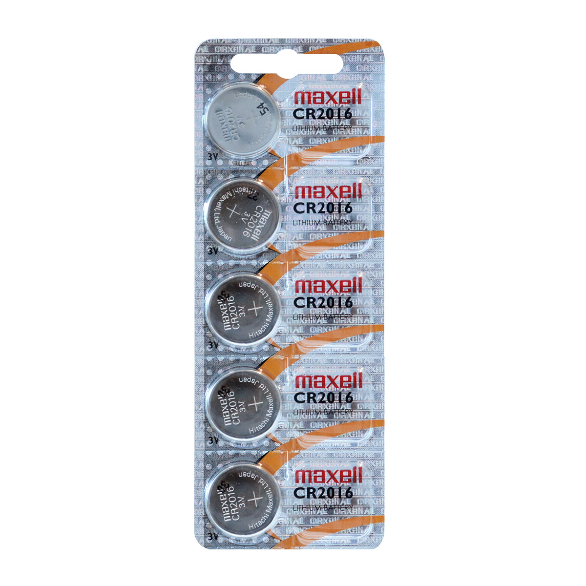 Maxell CR2016 Lithium Stripverpackung