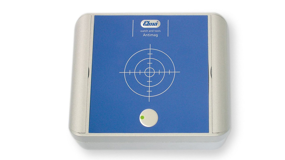 Elma Antimag, Gerät zur Entmagnetisierung von mechanischen Uhren und Feinwerkzeug, 230 V