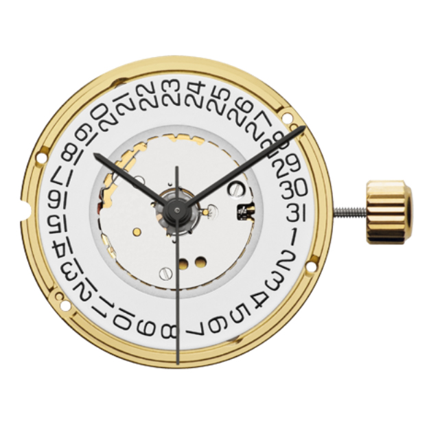 Mvt. ETA F05.412 SH1 10 1/2''' DATE3 SC Quartz (371 | SR920SW) - HeavyDrive - PreciDrive