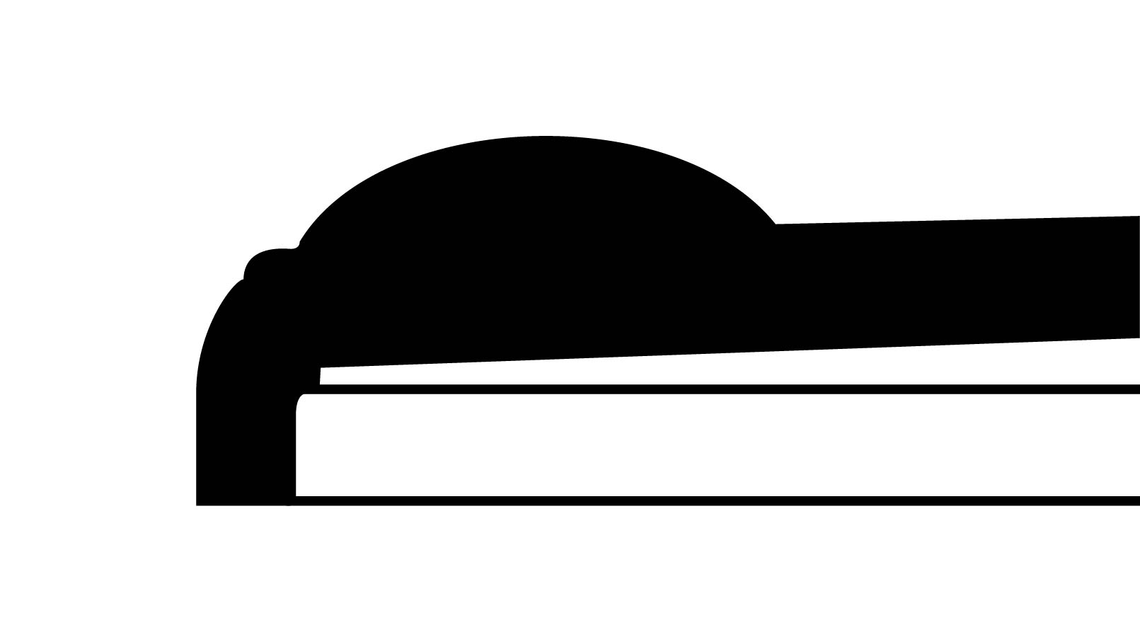 Cristal abatible con lupa Cyclop 104/105, réplica, plástico, Ø 25,6/24,4 mm, H 2,6 mm