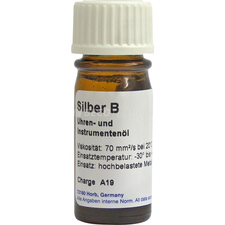 Etsyntha watch oil Silber B, semi-synthetic, 5 ml
