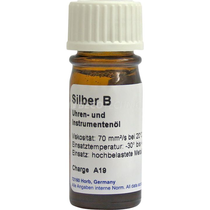 Etsyntha Uhrenöl Silber B, teilsynthetisch, 5 ml