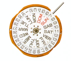 AU-Werk Miyota GM00 10 1/2''' DAY/DATE3 SC gilt Quarz (364 | SR621SW)