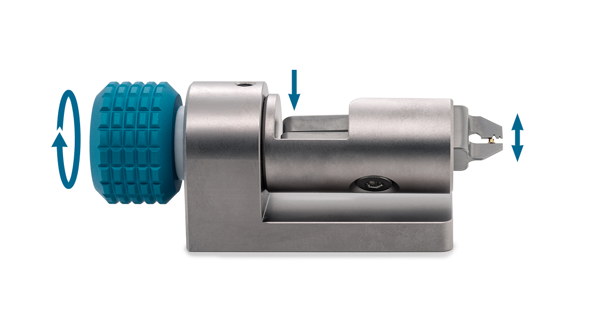 Porte-pièce de précision avec micro-pince, rotatif et indexé