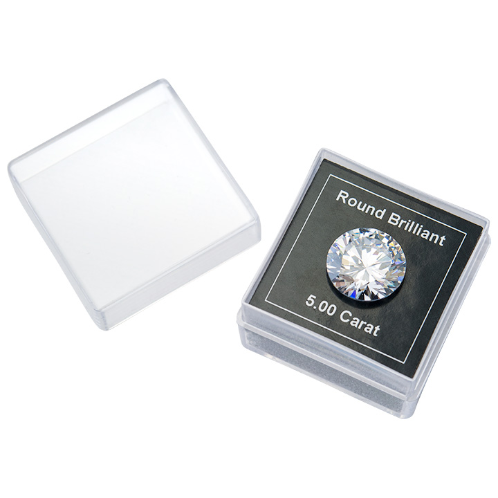 Diamond Master DM-5 palette, size-to-weight comparison, brilliant cut, 0.01 - 5.00 ct