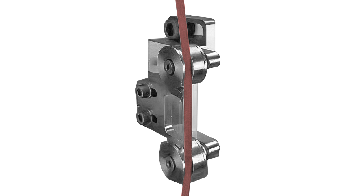 Micromecalp Fine Belt System, accesorio para sistema de lijado con banda, para bandas estrechas de 6 mm a 10 mm de ancho