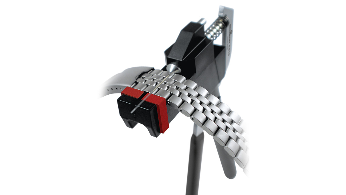Bergeon 6819 Métafil, Zange zum Ausstoßen und Einsetzen von Stiften bei Metallarmbändern